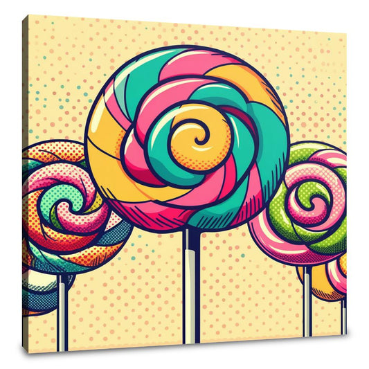 Lollipop Pop Canvas - Main Image