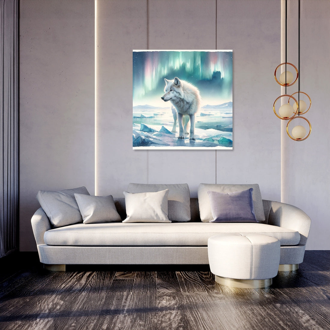 Arctic Solitude Canvas - Secondary Image