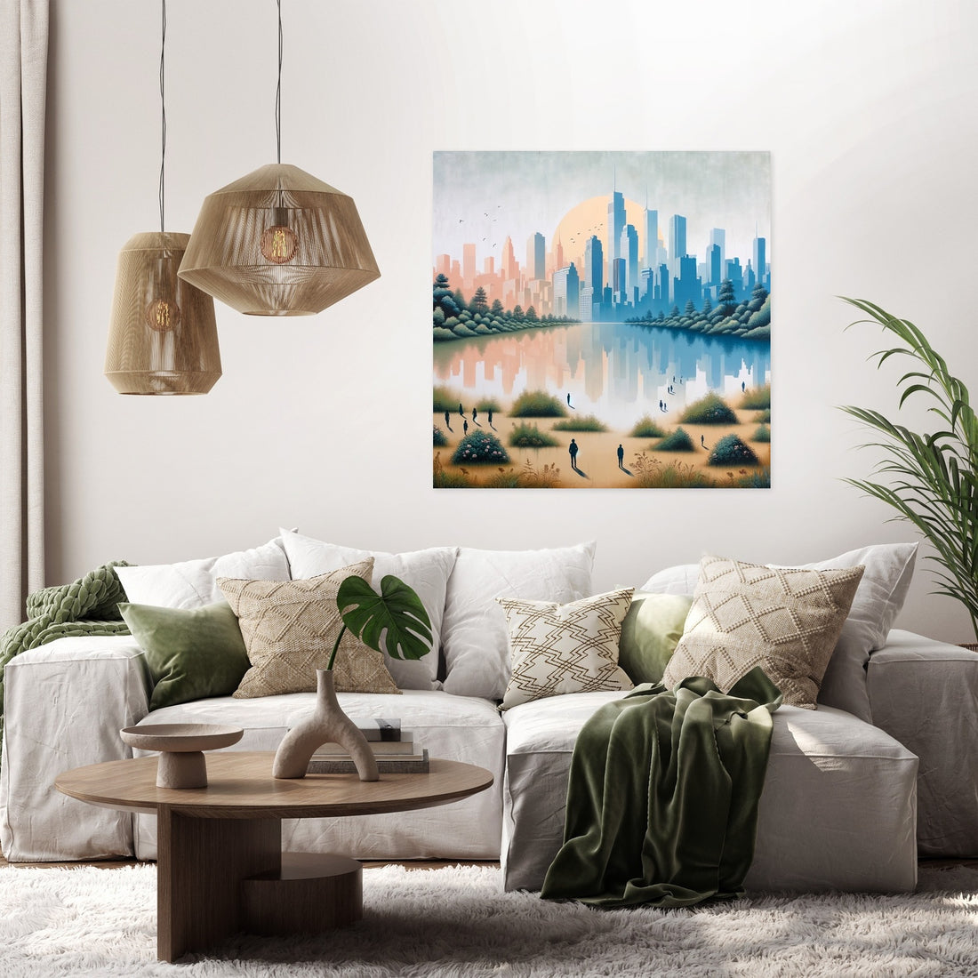 Skyline Harmony Canvas - Secondary Image 2