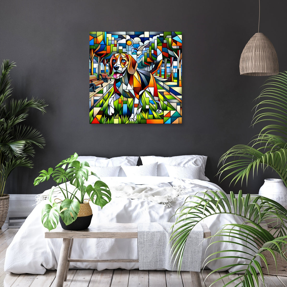 Cubist Canine Canvas - Secondary Image 6