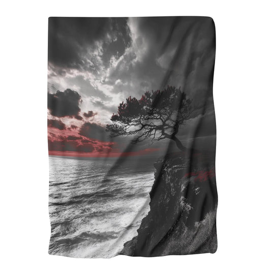 Passionate Sunset Tree Blanket - Main Image