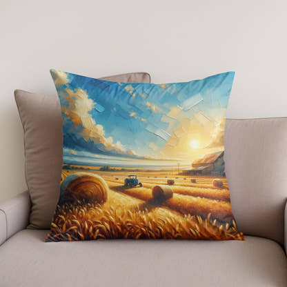 Harvest Glow Cotton Cushion - Secondary Image