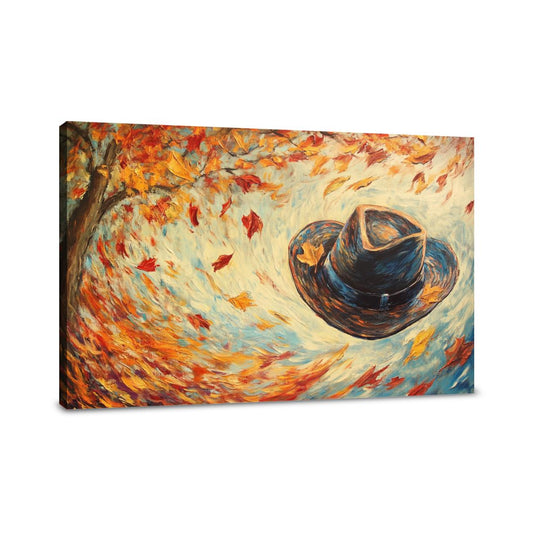Wind-Swept Hat Canvas - Main Image