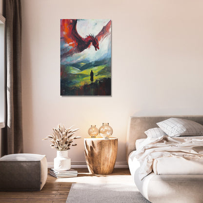 Welsh Dragon Majesty Canvas - Secondary Image 7