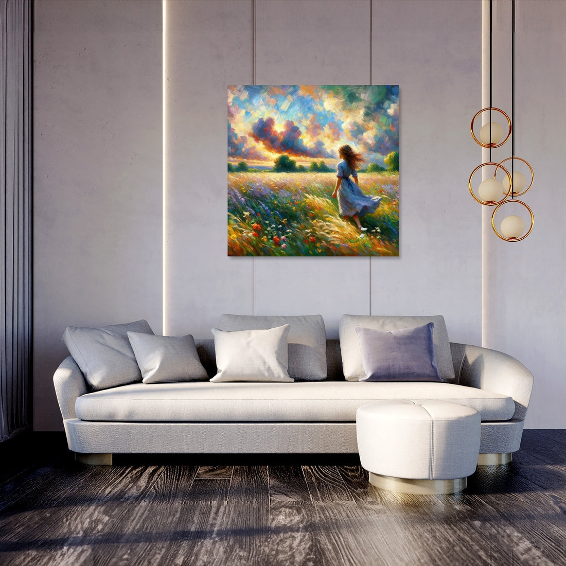 Youthful Reverie Canvas - Secondary Image