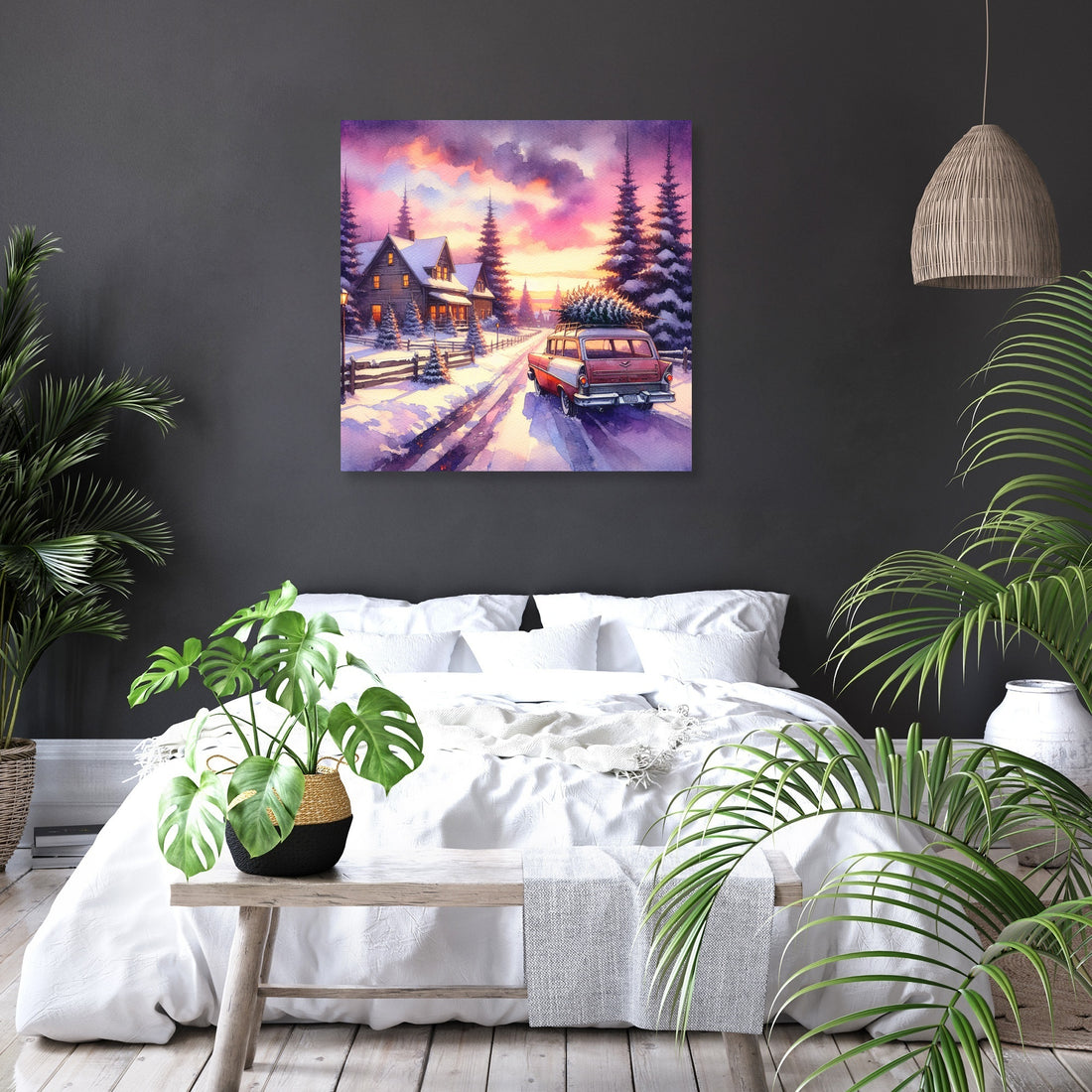 Wistful Winter Sunset Canvas - Secondary Image 6