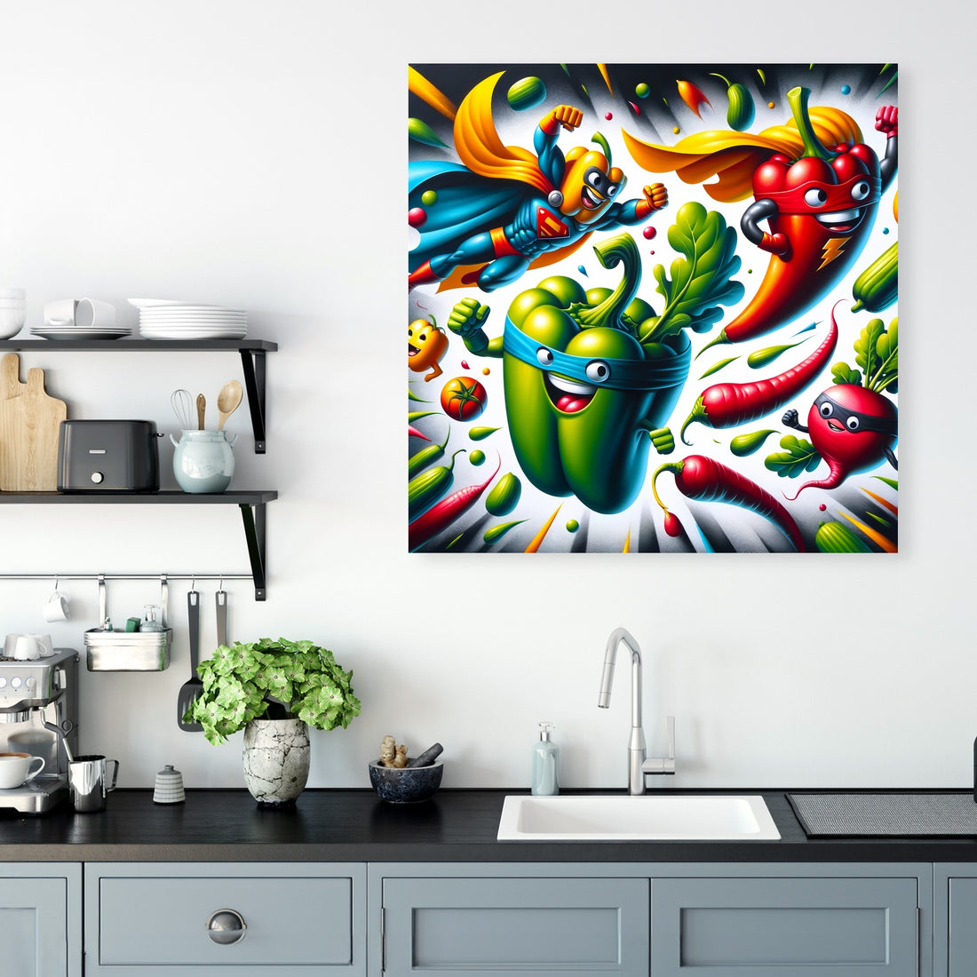 Veggie Villains and Heroes Canvas - Secondary Image 3