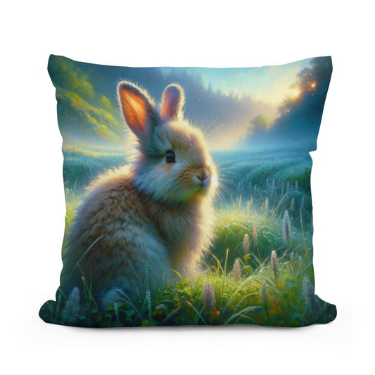 Meadow Mornings Cotton Pillow - Main Image