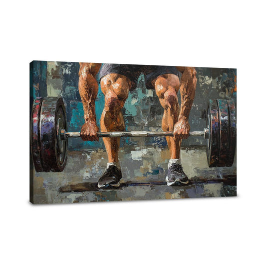 Barbell Focus Canvas - Main Image