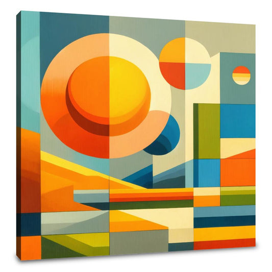 Geometric Nature Canvas - Main Image