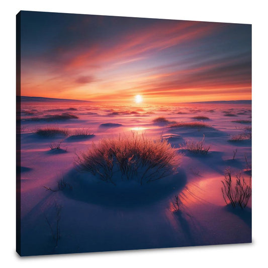Tundra Sunset Canvas - Main Image