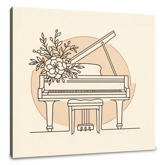Musical Harmony in Pastel Canvas - Main Image