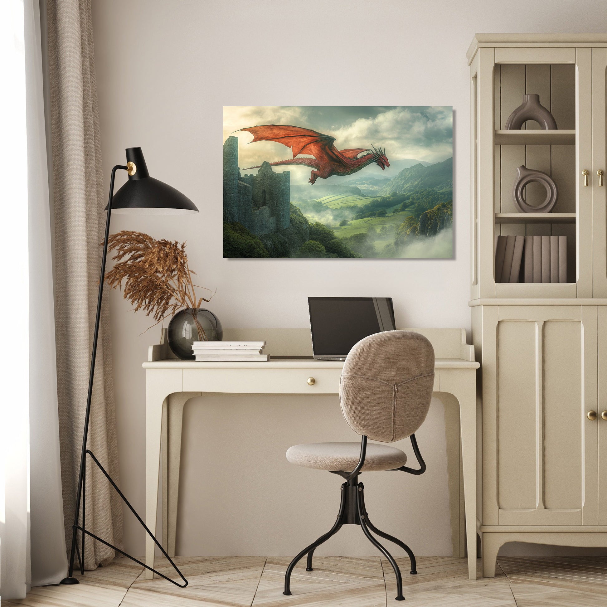 Welsh Dragon Serenity Canvas - Secondary Image 4