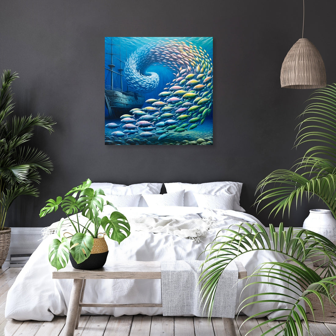 Aquatic Symphony Canvas - Secondary Image 6