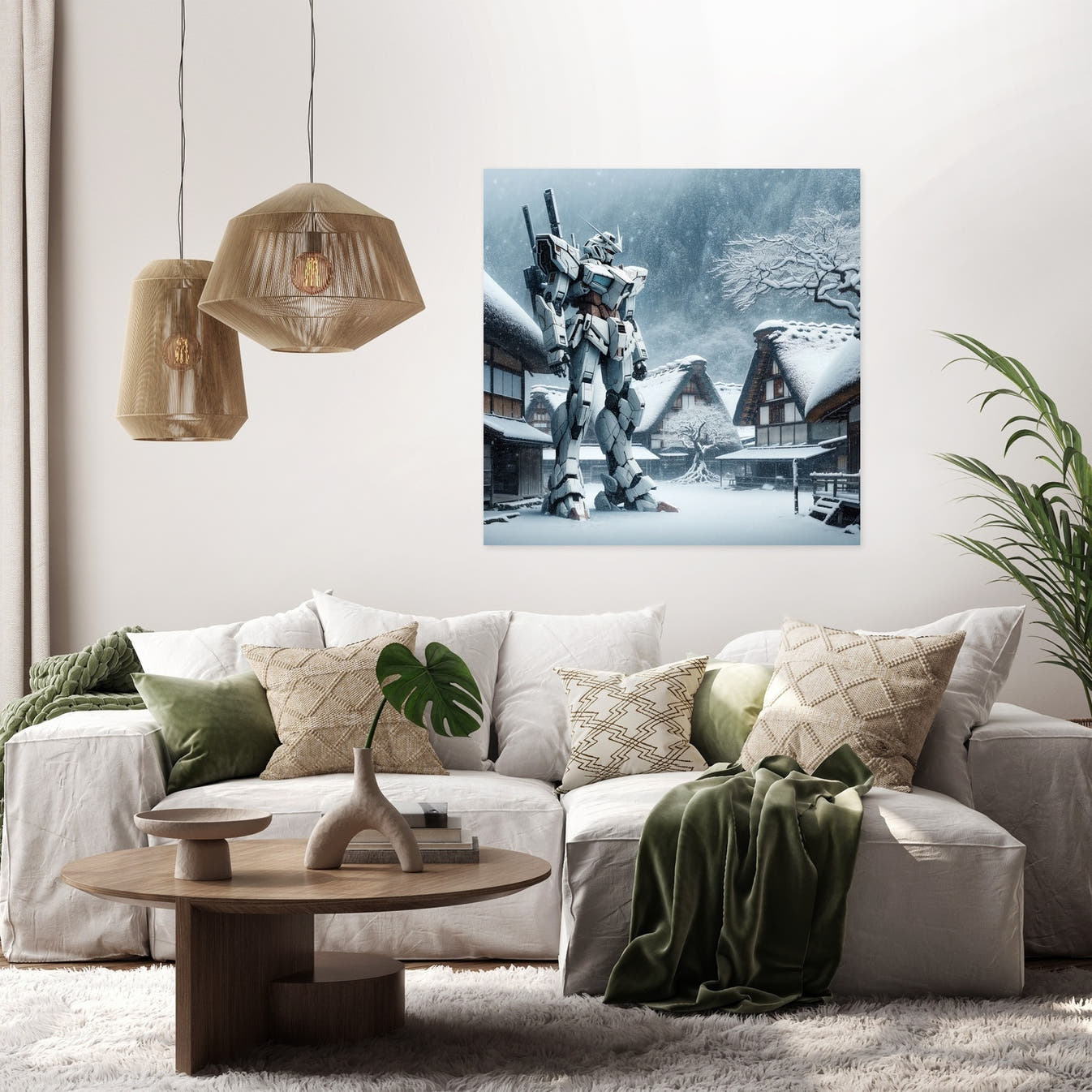 Lost Mecha in Snow Canvas - Secondary Image 2