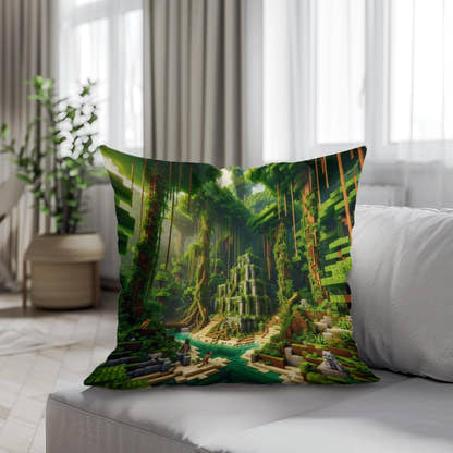 Jungle Mystery Cotton Cushion - Secondary Image 4