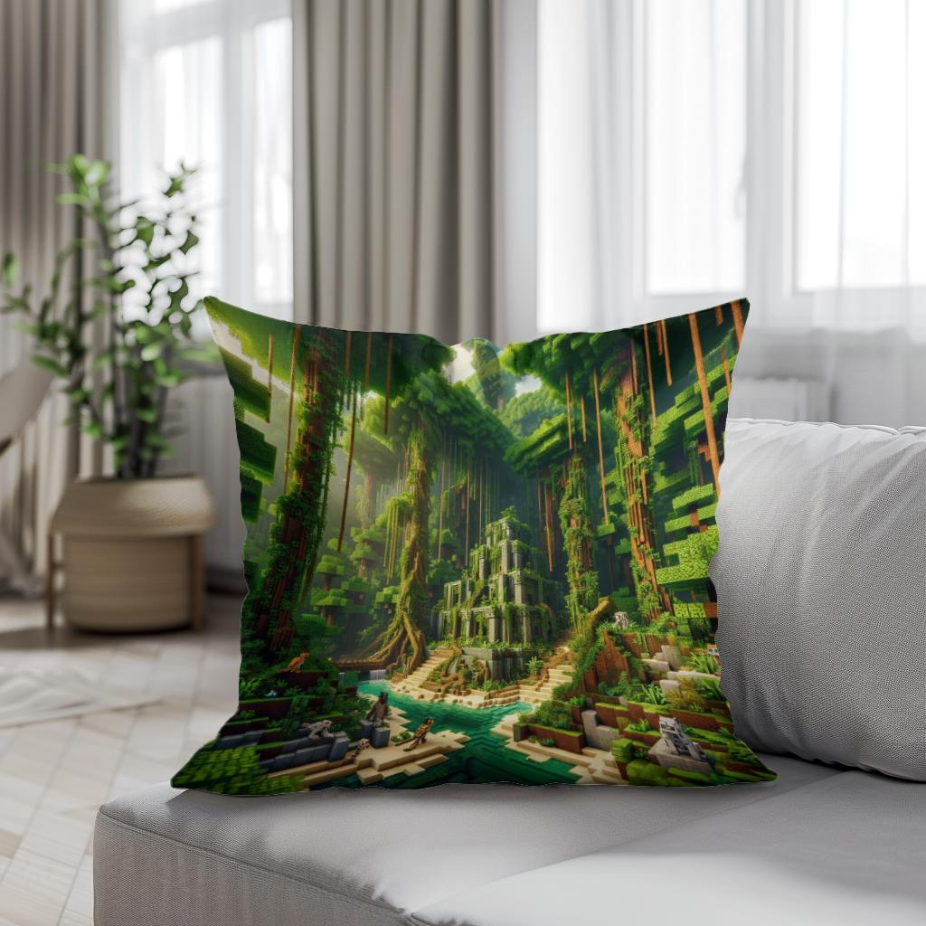 Jungle Mystery Cotton Cushion - Secondary Image 4