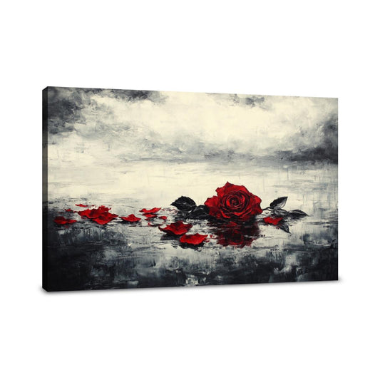 Broken Rose Reflection Canvas - Main Image