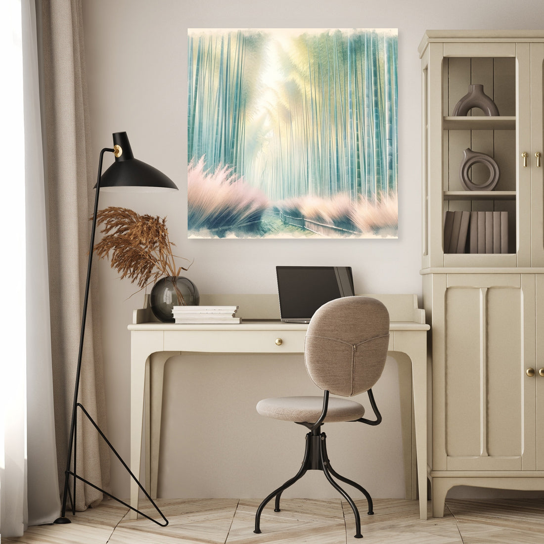 Arashiyama Bamboo Serenity Canvas - Secondary Image 4