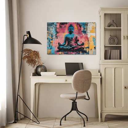 Meditation Graffiti Canvas - Secondary Image 4
