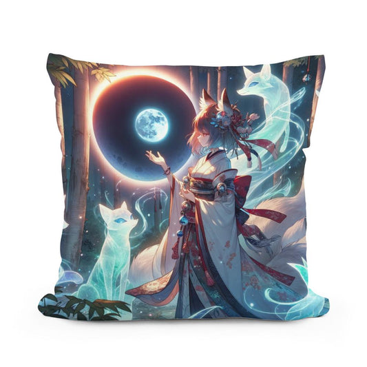 Eclipse Fox Spirit Bond Cotton Cushion - Main Image