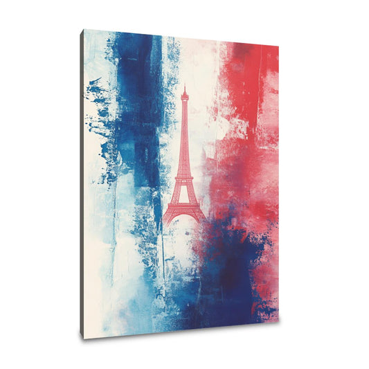 Eiffel Glow Flag Canvas - Main Image