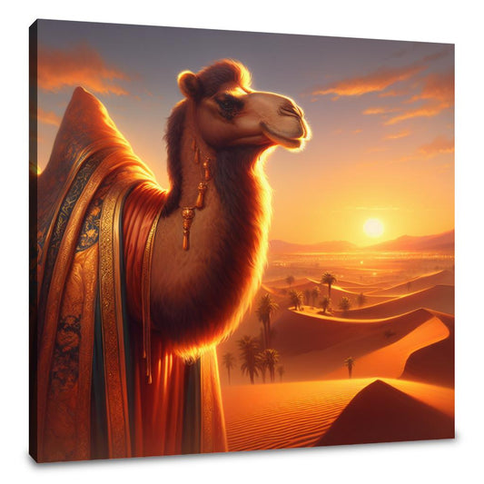 Desert Majesty Camel Canvas - Main Image