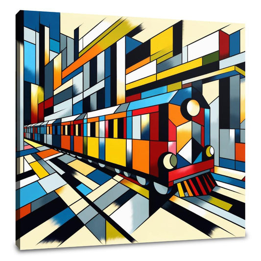 Cubist Conveyance Canvas - Main Image