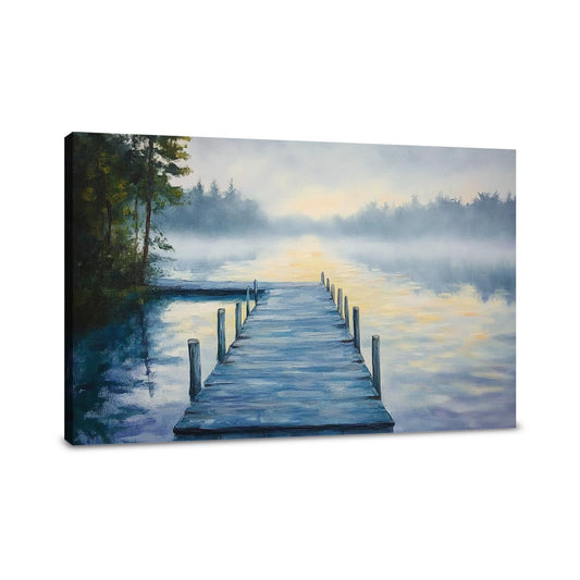 Misty Morning Reflections Canvas - Main Image