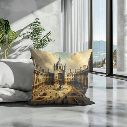 Cambridge Trinity Court Cotton Cushion - Secondary Image 3