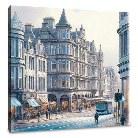 Union Street Aberdeen Canvas - Main Image