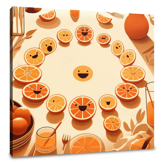 Citrus Circle Canvas - Main Image