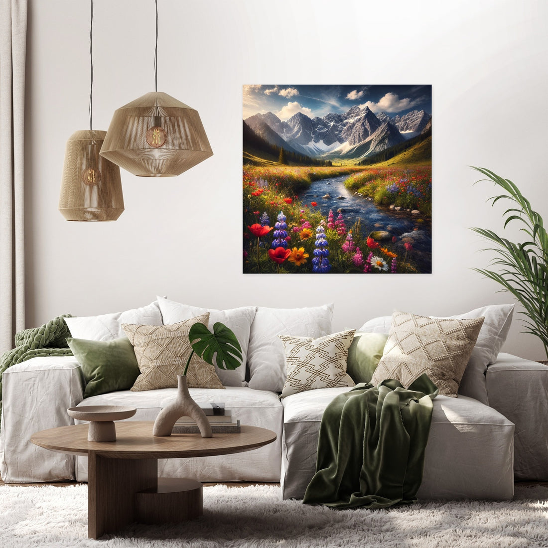 Mountain Harmony Canvas - Secondary Image 2