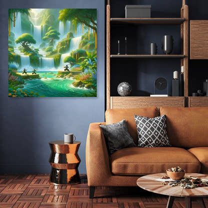 Pandaren Falls Canvas - Secondary Image 3