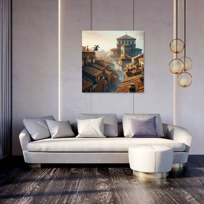 Parkour Pursuit Canvas - Secondary Image