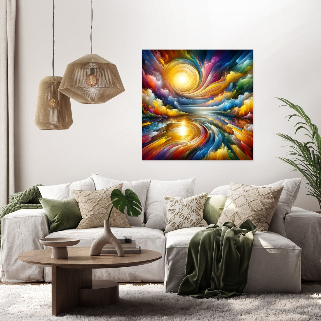 Prismatic Reflections Canvas - Secondary Image 2