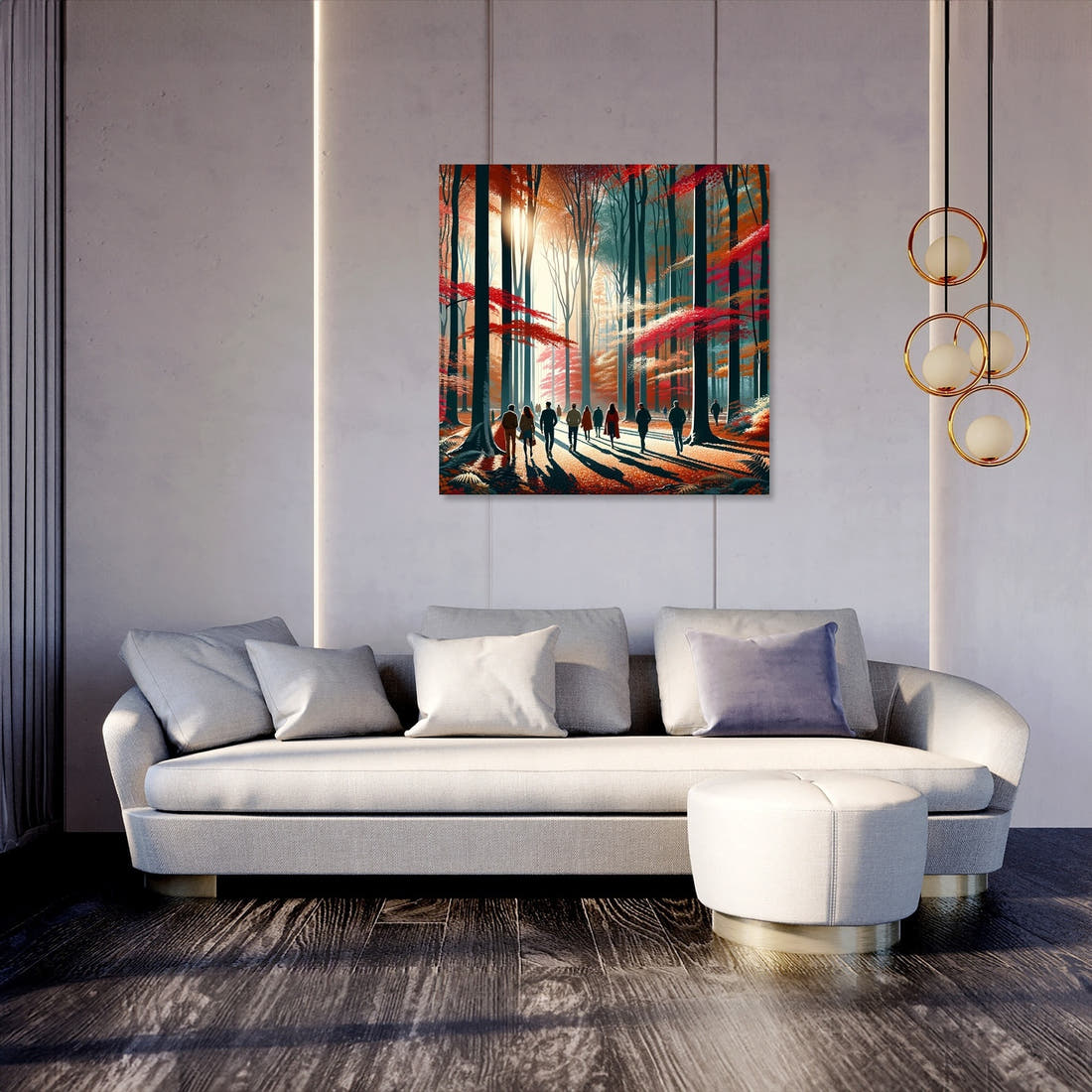 Autumnal Harmony Canvas - Secondary Image
