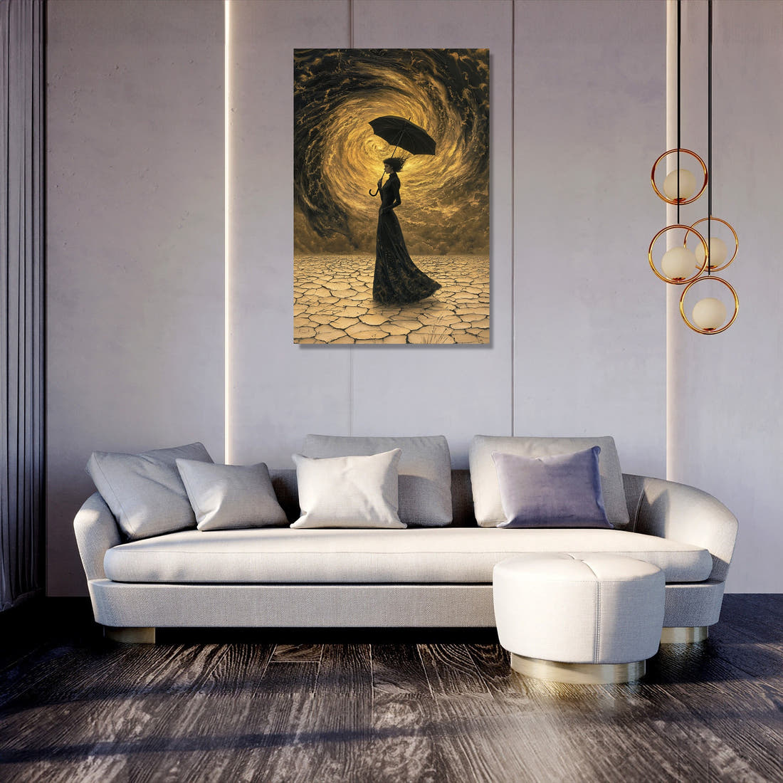 Umbrella's Reverie Canvas - Secondary Image
