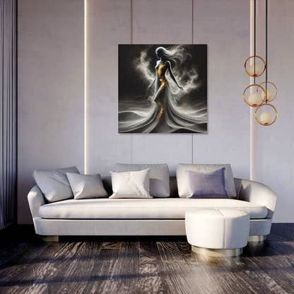 Ethereal Sand Woman Canvas - Secondary Image
