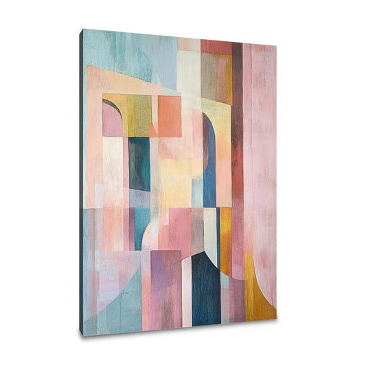 Subtle Geometry Harmony Canvas - Main Image