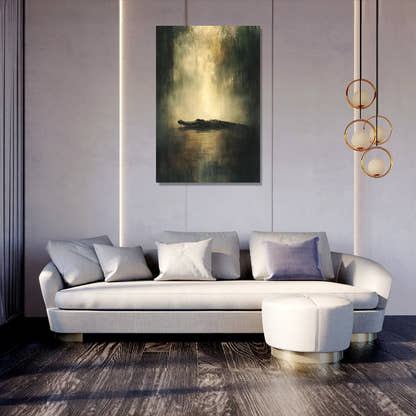 Crocodile Mistafield Canvas - Secondary Image