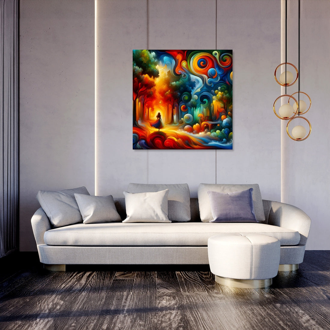 Wonderland Whispers Canvas - Secondary Image