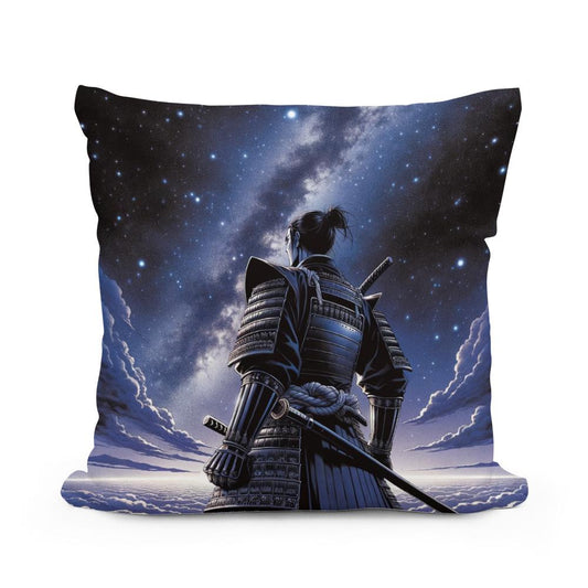 Cosmic Samurai Cotton Cushion - Main Image