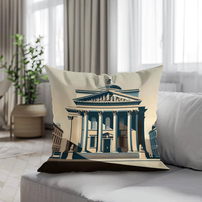 Cambridge Fitzwilliam Modernist Muse Cotton Cushion - Secondary Image 4