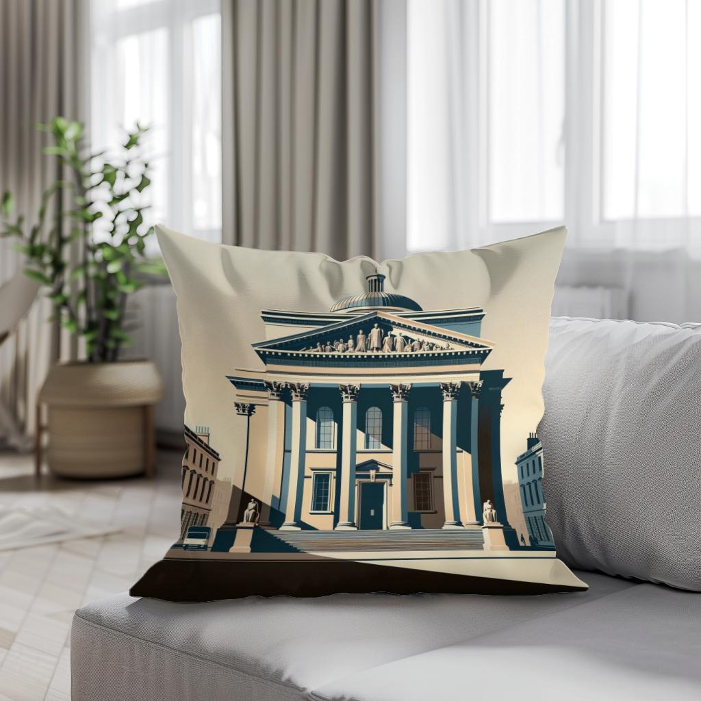 Cambridge Fitzwilliam Modernist Muse Cotton Cushion - Secondary Image 4