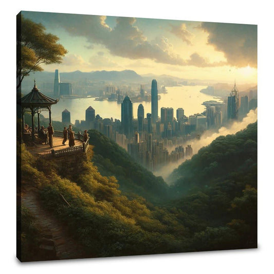 Morning at Victoria Peak Canvas - Main Image