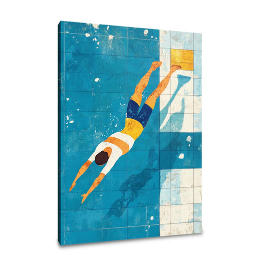Diver's Descent Canvas - Main Image