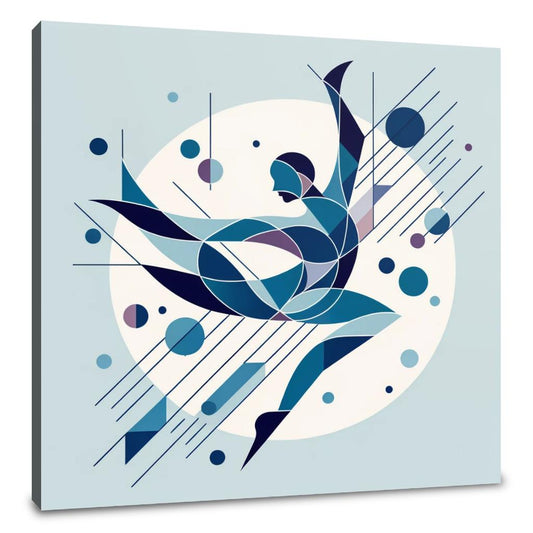 Geometric Dance Canvas - Main Image