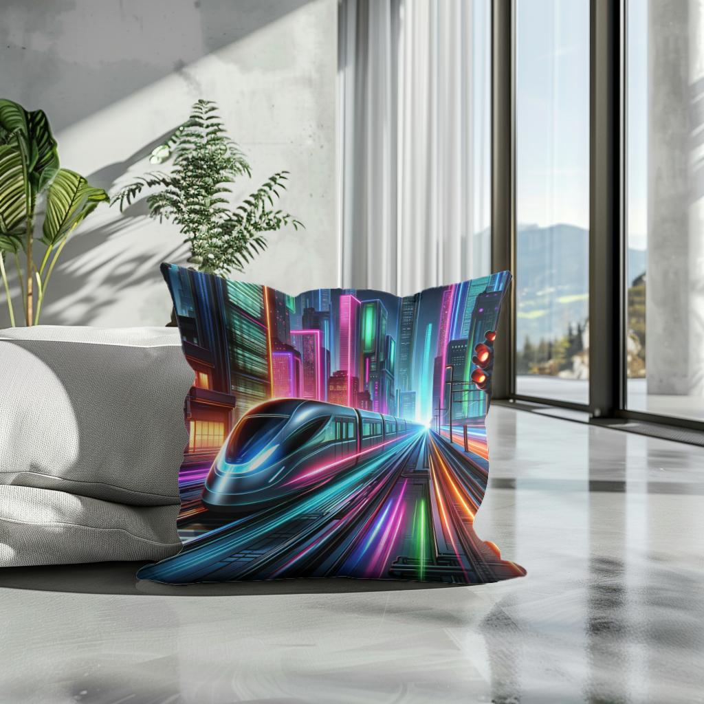 Neon Velocity Cotton Cushion - Secondary Image 3