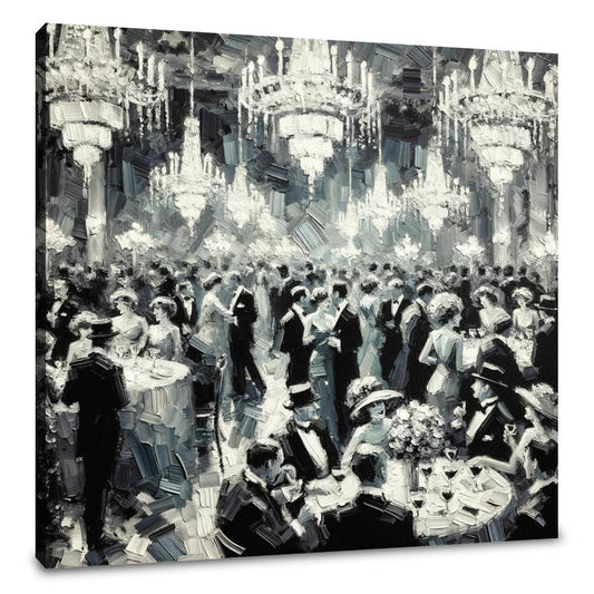 Monochrome Glamour Canvas - Main Image